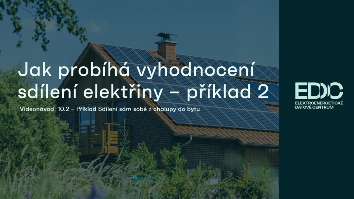 Příklad sdílení elektřiny v rámci obce