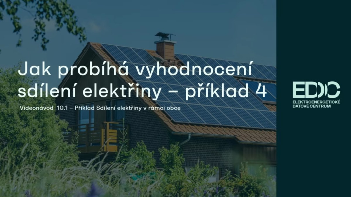 Příklad sdílení sám sobě z chalupy do bytu